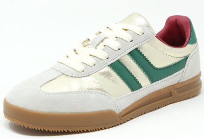 Metallic Stripe Trainer