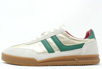 Metallic Stripe Trainer