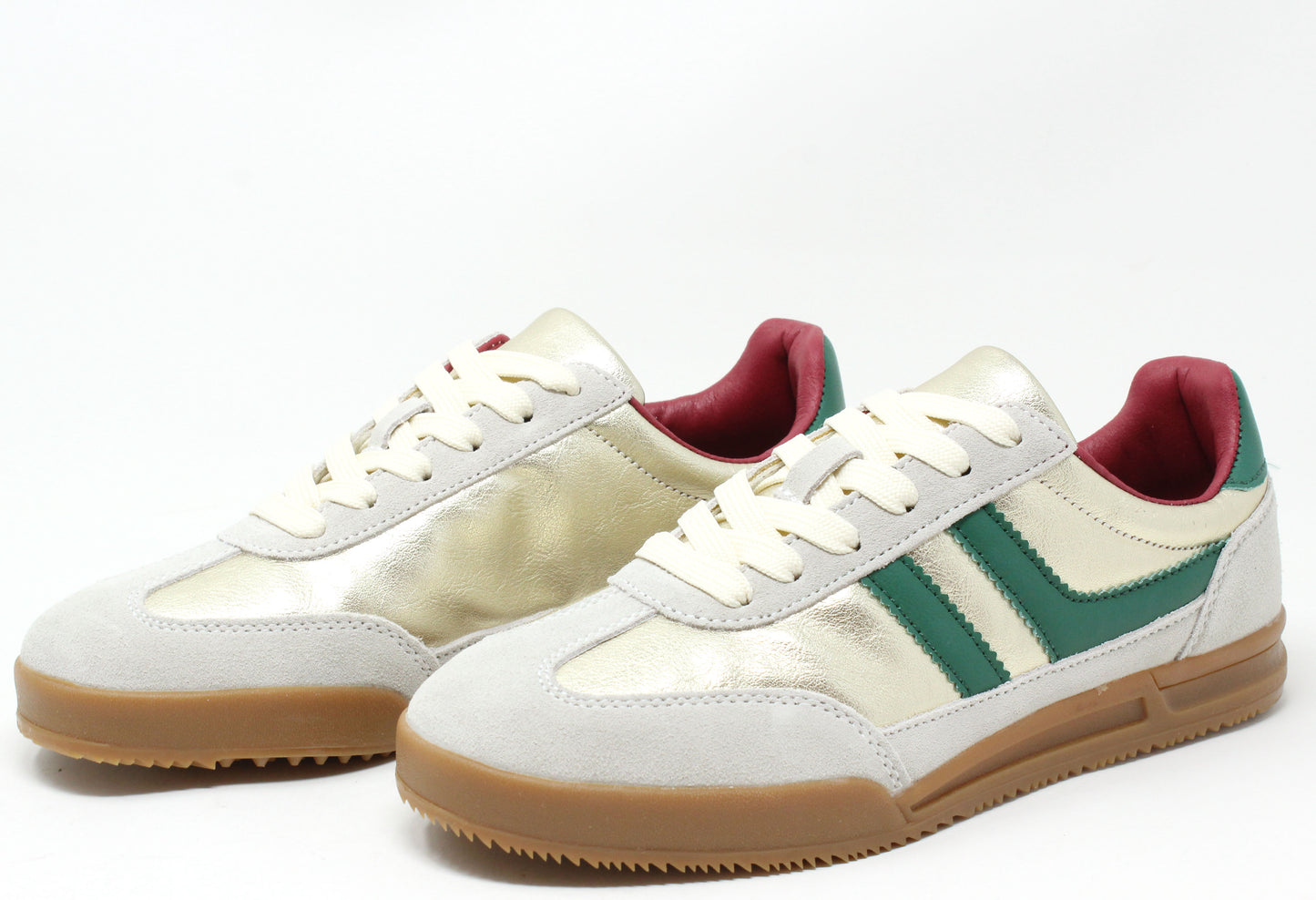 Metallic Stripe Trainer