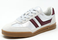Metallic Stripe Trainer