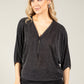 Royale Half-Zip Blouse