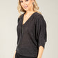 Royale Half-Zip Blouse