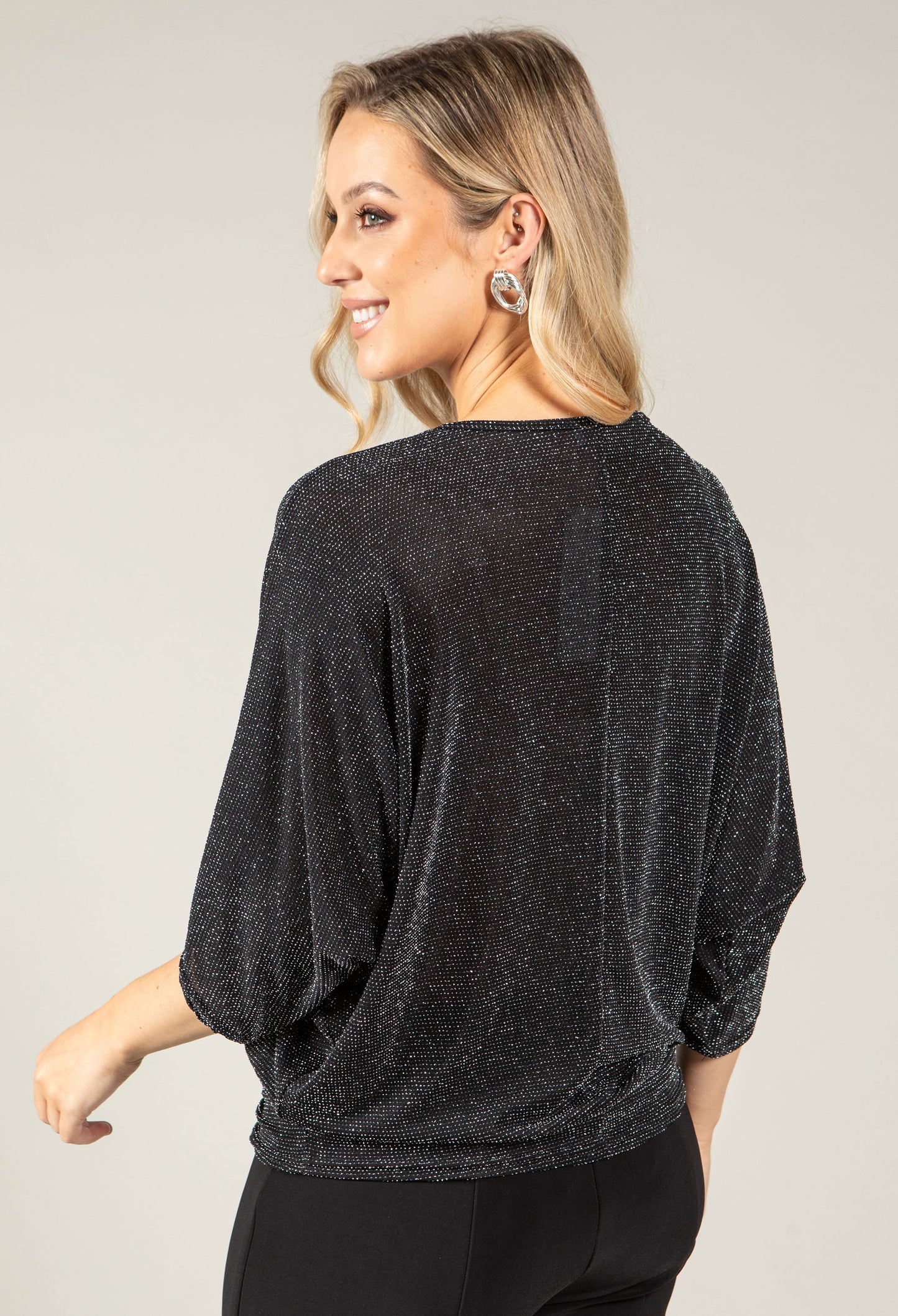 Royale Half-Zip Blouse