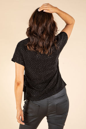 Diamante Side Knot Top