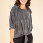 Metallic Knit Blouse