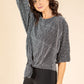 Metallic Knit Blouse