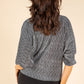 Metallic Knit Blouse