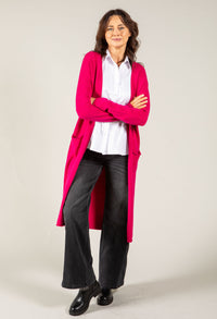 Fine Knit Longline Cardigan