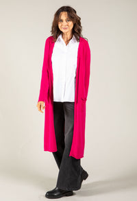 Fine Knit Longline Cardigan
