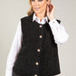 Boucle Wool-Alpaca Blend Waistcoat