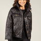Quilted Button Detail Jacket