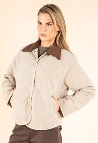 Corduroy Quilted Jacket