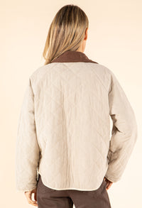 Corduroy Quilted Jacket