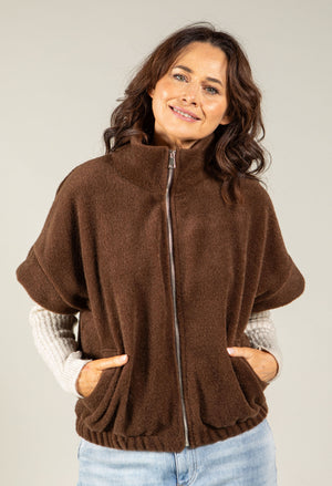 Soft Touch Zip-Up Gilet