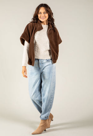 Soft Touch Zip-Up Gilet