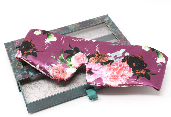 Floral-patterned product in a decorative box on a white background
