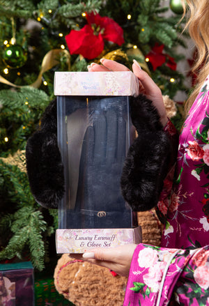 Luxury Earmuff & Glove Set