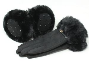 Luxury Earmuff & Glove Set