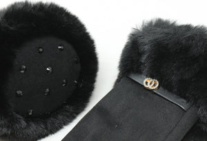 Luxury Earmuff & Glove Set