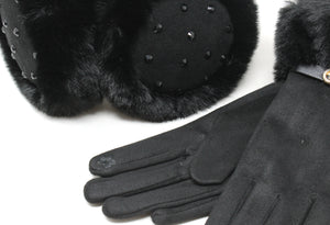 Luxury Earmuff & Glove Set