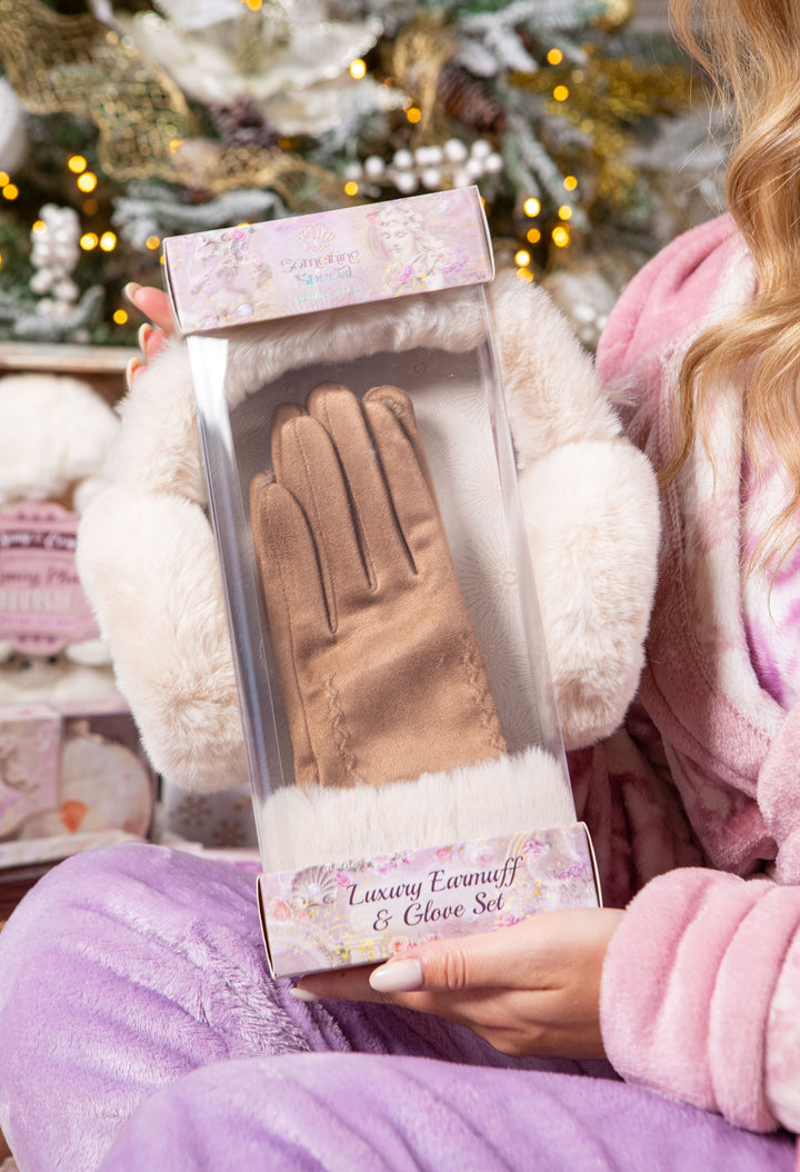 Luxury Earmuff & Glove Set