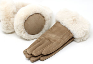 Luxury Earmuff & Glove Set
