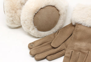 Luxury Earmuff & Glove Set
