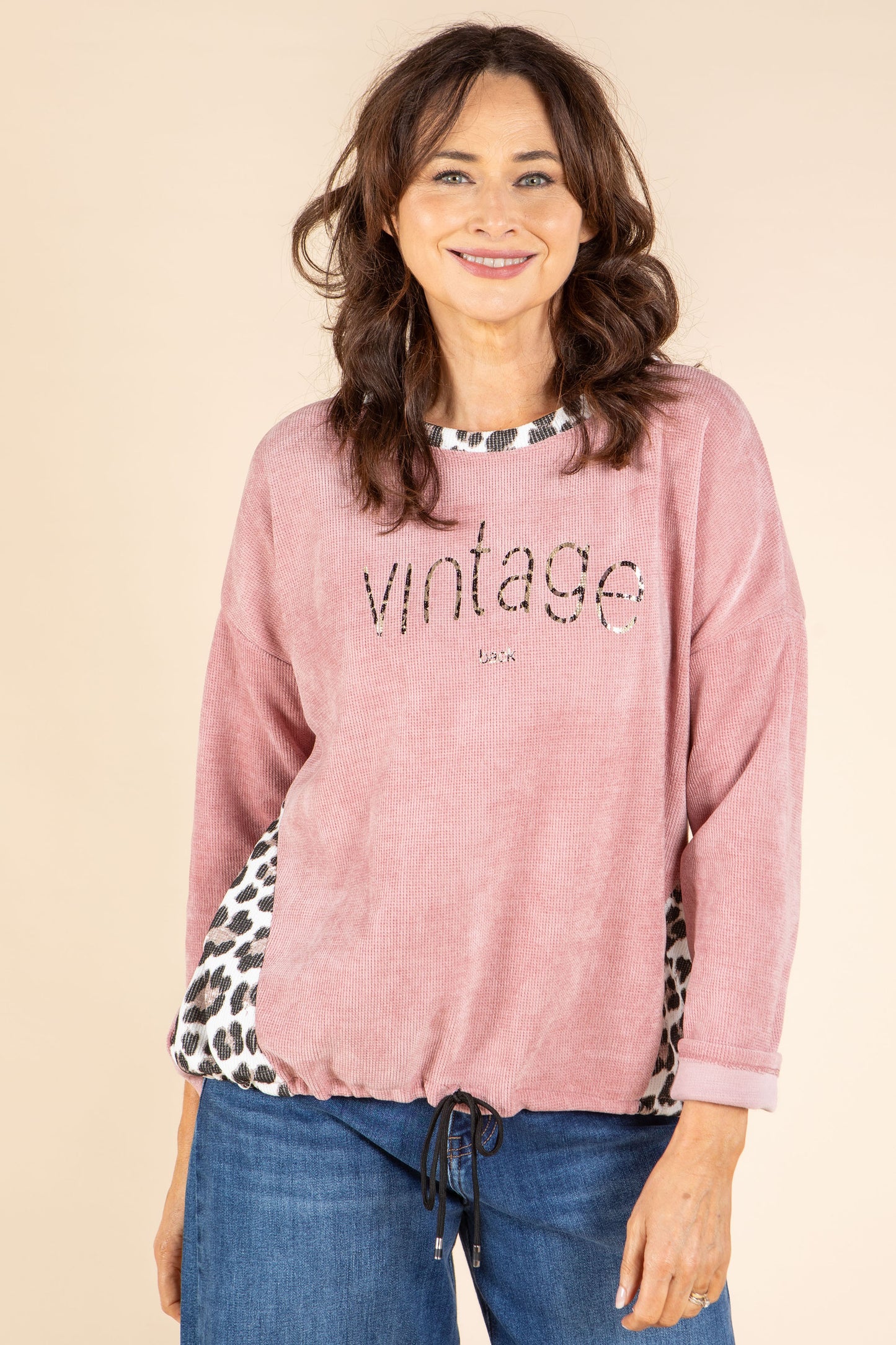 Vintage Soft Touch Longline Jumper