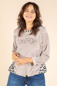 Vintage Soft Touch Longline Jumper