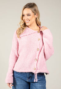 Collared Knit Cardigan