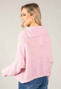 Collared Knit Cardigan