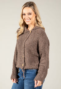 Collared Knit Cardigan
