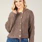 Collared Knit Cardigan