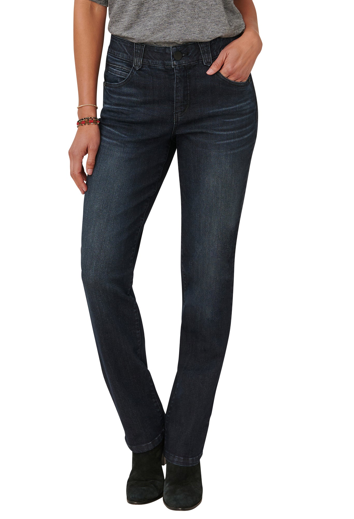 "Ab"solution® Artisanal Straight Leg Jeans