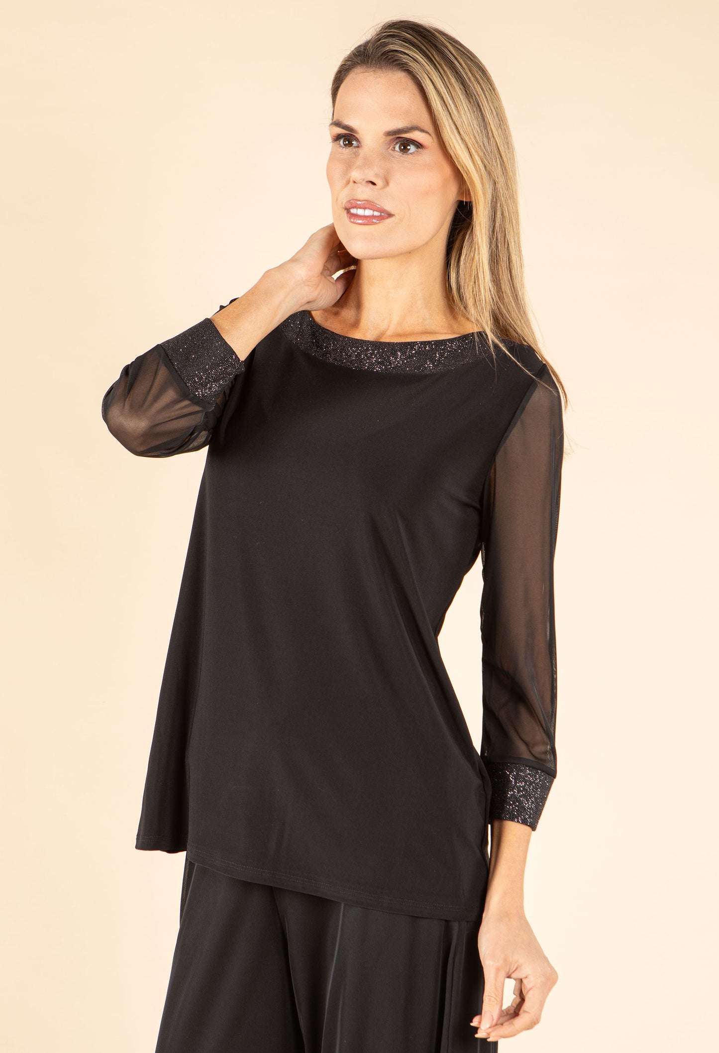 Sparkle Trim Blouse