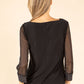Sparkle Trim Blouse
