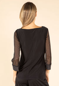Sparkle Trim Blouse