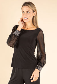 Diamante Trim Blouse