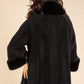 Faux Fur Trim Coat