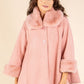 Faux Fur Trim Coat