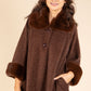 Faux Fur Trim Coat