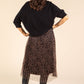 Aurora 2 in 1 Knit & Plisse Leopard Dress