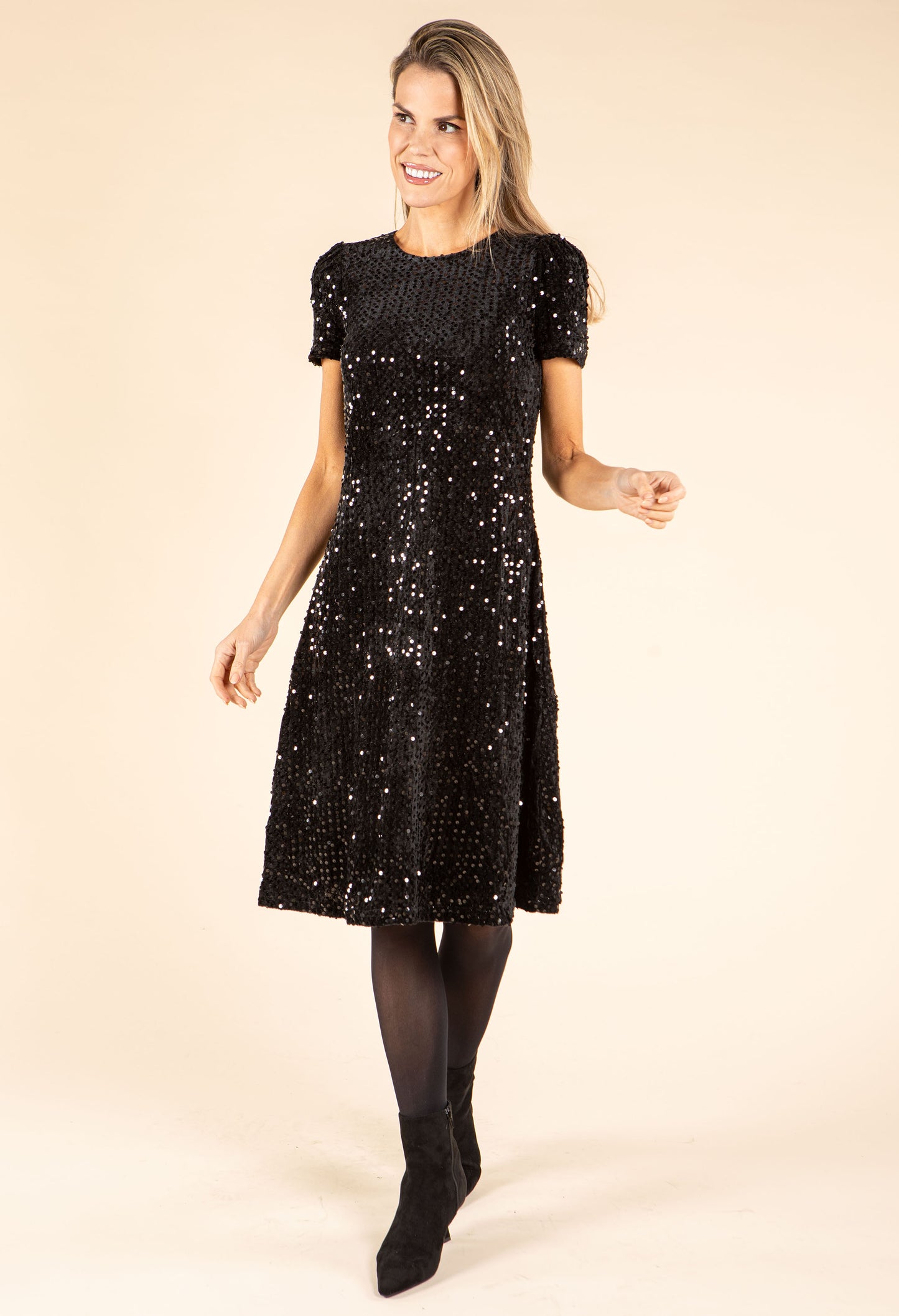 Velvet Sequin Dress