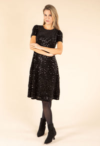 Velvet Sequin Dress