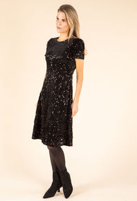 Velvet Sequin Dress