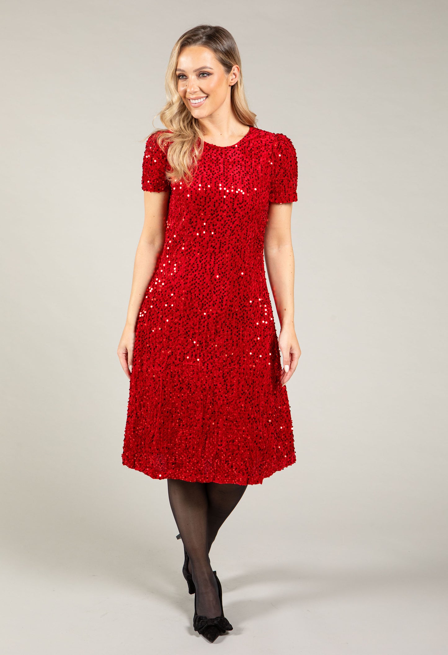 Velvet Sequin Dress