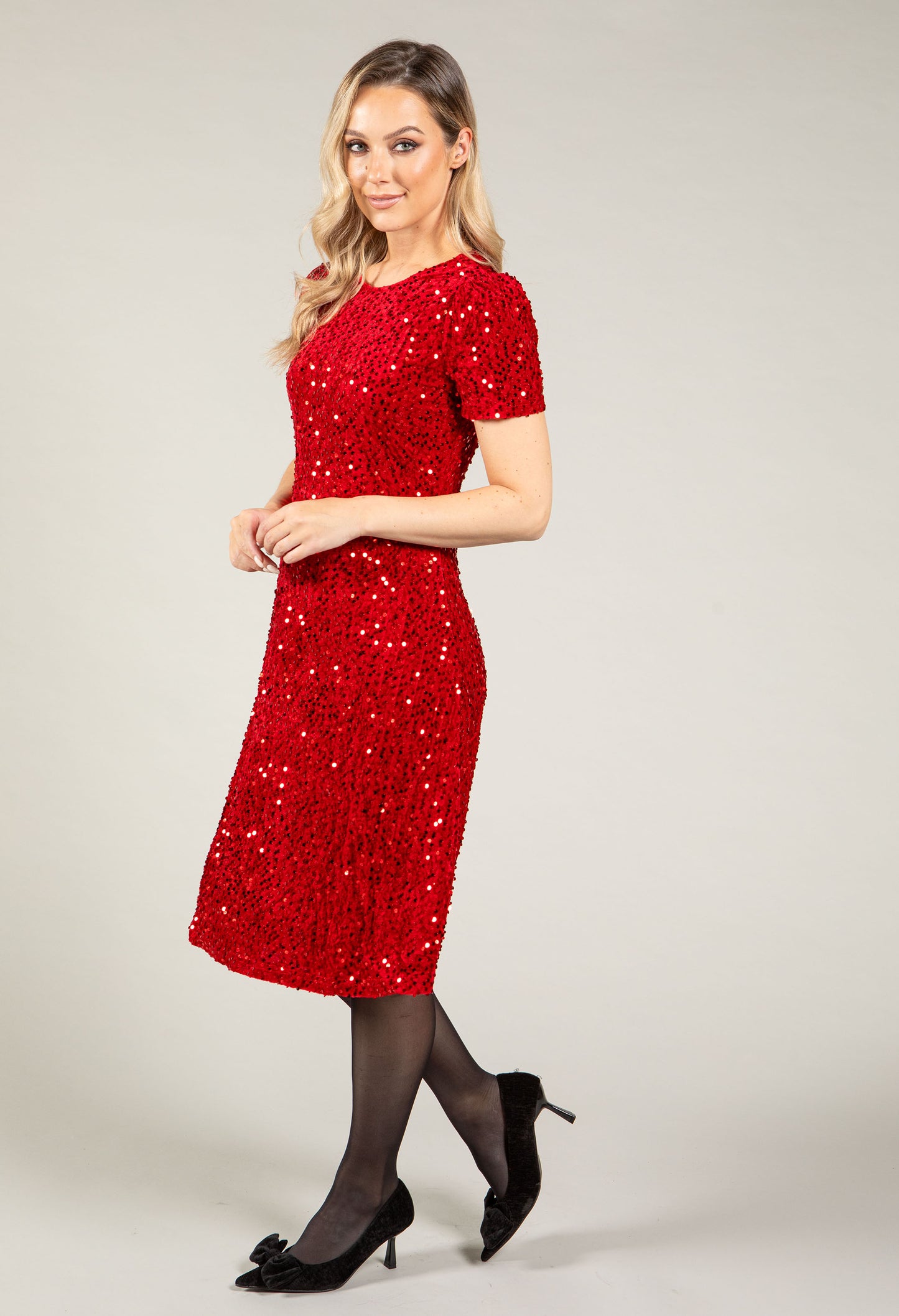 Velvet Sequin Dress