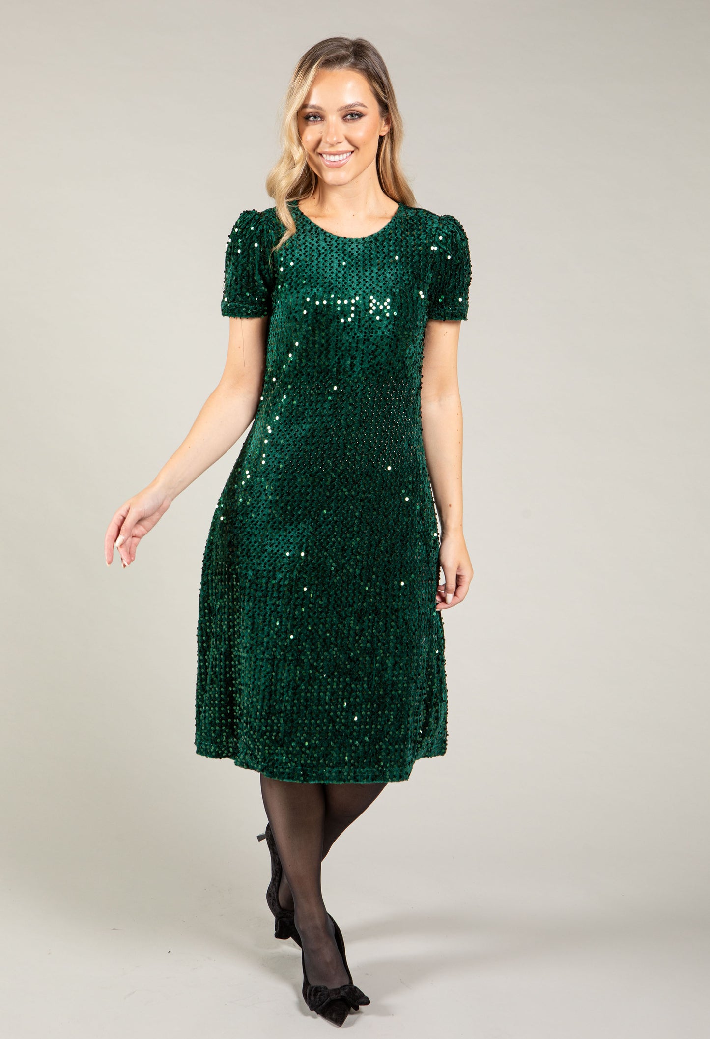 Velvet Sequin Dress
