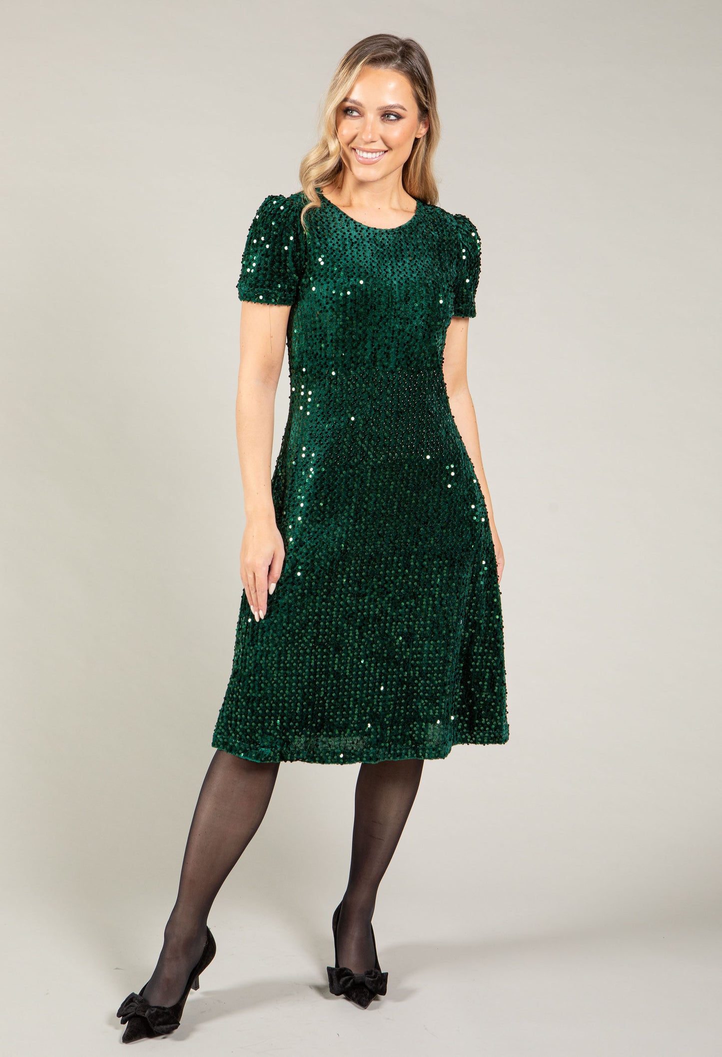 Velvet Sequin Dress