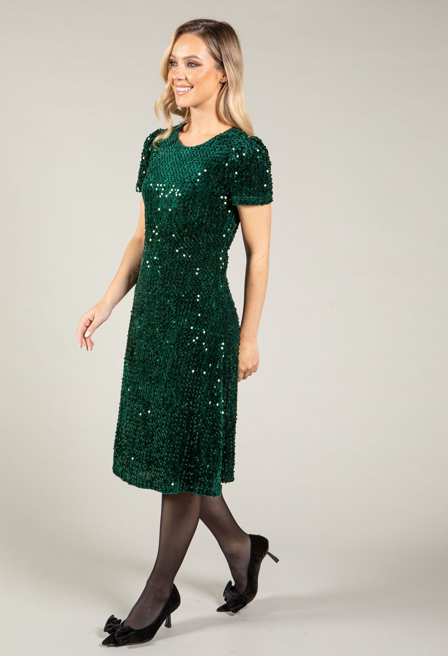 Velvet Sequin Dress